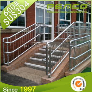 Free Style Modern House Design Stainless Steel Balcony <strong>Portable</strong> <strong>Steps</strong> with Handrail - Product Image 5
