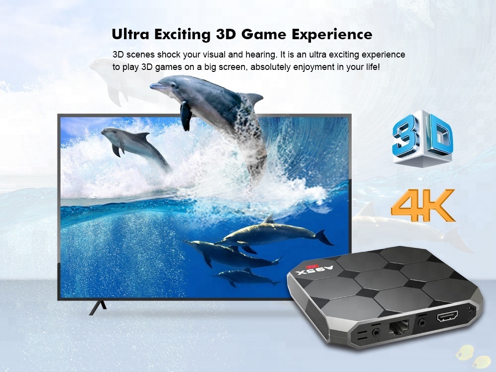 A95X R2 amlogic s905w 2 GB ram 16 GB rom set top box android 7,1 tv caja de streaming a95x ott caja de tv