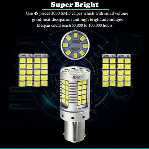 P21W PY21W LED Canbus BA15S BAU15S 21W 1156 <span class=keywords><strong>voiture</strong></span> led lumière 3030 SMD ambre blanc rouge Auto frein lumière clignotant <span class=keywords><strong>ampoule</strong></span> <span class=keywords><strong>12V</strong></span> - Product Image 2