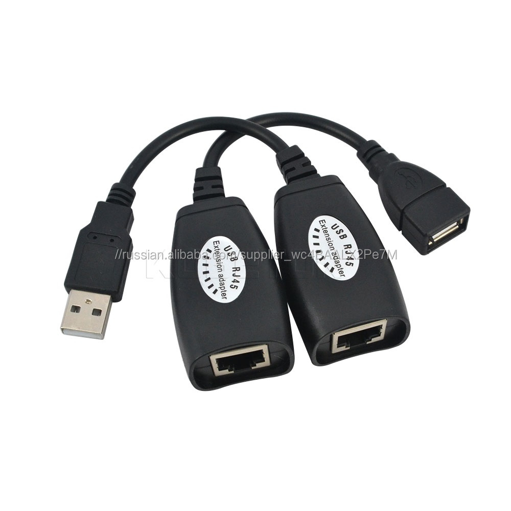 USB к RJ45 Lan РАСШИРЕНИЕ Кабель-адаптер USB Over Ethernet RJ45 Extender адаптер Cat5 Cat5E Cat6