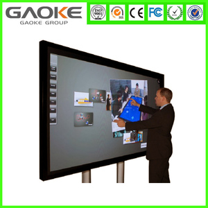 Gk880T 55'' -98'' monitor PC de pantalla táctil de <span class=keywords><strong>calidad</strong></span> y a bajo <span class=keywords><strong>precio</strong></span>, LCD HD 4K soporta <span class=keywords><strong>MAC</strong></span>&PC y TV para multimedia-aula - Product Image 1