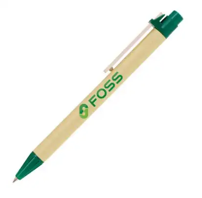 Индивидуальная Экологически чистая ручка из переработанной бумаги, рекламная дешевая Экологически чистая ручка