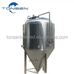 2000L fermentation tank conical fermenter stainless steel beer brewing machine