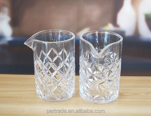 Jarra de Cócteles de Aluminio Grabada con Fondo Grueso y Pesado <span class=keywords><strong>para</strong></span> Cócteles Mezclados, Vaso Mezclador Clásico de Bar Estilo Old Fashioned - Product Image 3