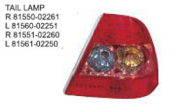 OEM Tail Lights for Toyota Corolla Sedan 04'-06'