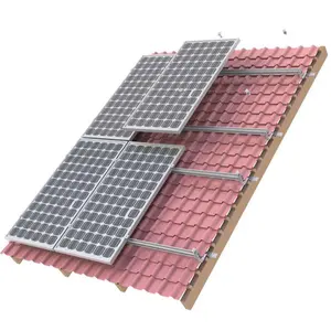 고품질 태양 광 발전 지붕 타일 장착 태양 광 레이싱 시스템