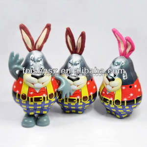 Caja de regalo de hojalata de conejito de Pascua impresa personalizada para exhibición de dulces de Navidad - Product Image 4