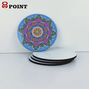 Eco-Friendly Feature and Wood Material Round wooden coasters wedding souvenirs cup holder mat