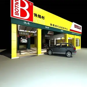 Fast building prefab outdoor carwash steel roof truss system