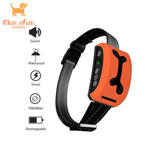 Lo nuevo en la versión ajustable sonido + vibración + Shock con batería recargable USB humano perro <span class=keywords><strong>Collar</strong></span> - Product Image 2