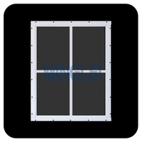 MINGLEI Cobertizo Granero Playhouse ventanas