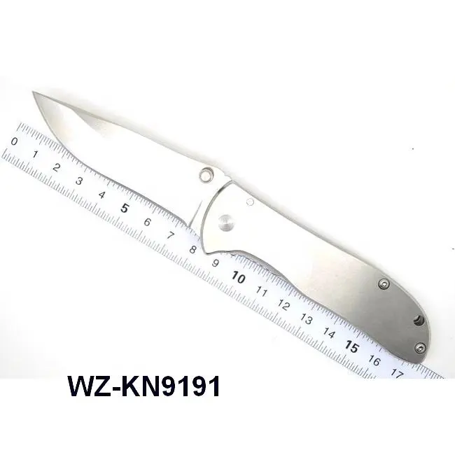stainless steel material type camping survival utility pocket folding knife oem