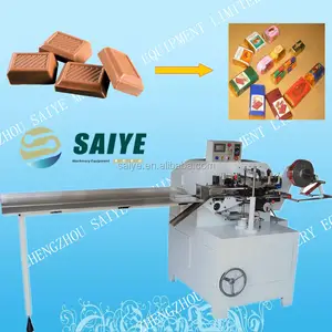 automatic chocolate folding wrapping machine