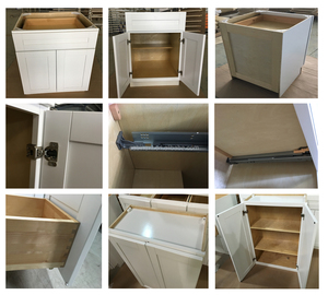 Recién RTA de gabinete de cocina de madera maciza y accesorios gabinetes de diseños - Product Image 2
