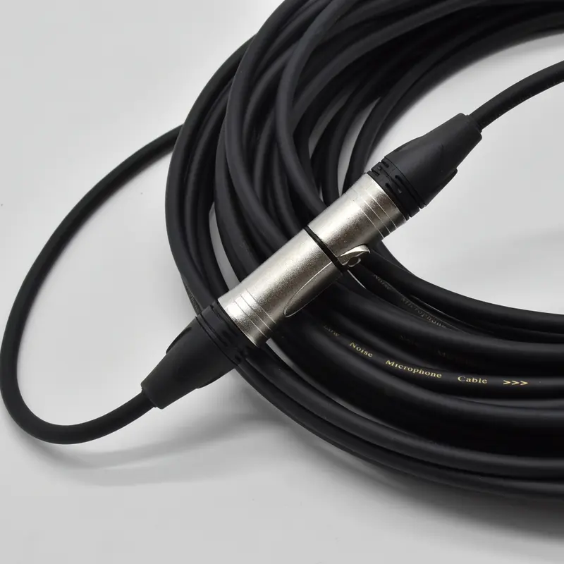 Microphone audio cable cannon cable plug female male XLR connector 3 pin