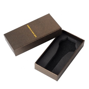 Caja de reloj de regalo de papel marrón de lujo, para relojes Forsining Winner - Product Image 1