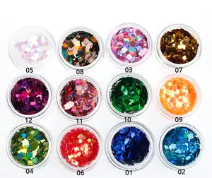 High quality nail polish mirror effect chrome pigment nail art glitter powder for printing kg