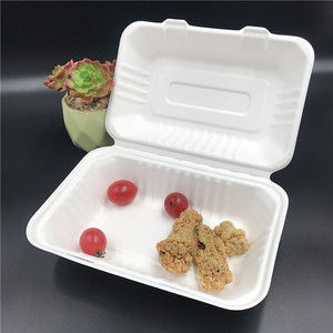 <span class=keywords><strong>2025</strong></span> Top bán dùng một lần phân hủy sinh học có bản lề Nắp thức ăn nhanh <span class=keywords><strong>container</strong></span> 9 inch bã mía lấy đi hộp cho Bento - Product Image 4