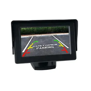 4.3 inch צבע LCD לוח המחוונים רכב משאית ואן רכב אבטחת מבט האחורי היפוך חניה צג