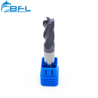 Fresas de carburo sólido BFL, fresa de 4 filos, herramienta de desbaste con recubrimiento, cortador de ondas para eliminación rápida de virutas, herramienta de fresado CNC