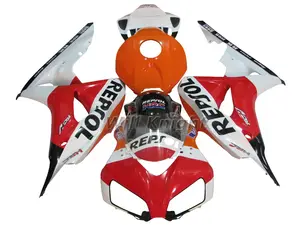 Injectie Body Kit voor Honda CBR1000RR CBR1000 2006 2007 Rode Repsol Editie