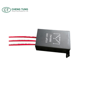Condensateur électronique haute tension triphasé 550V pour équipement de bureau avec extincteur d'étincelles et protection de contact de contrôle de phase - Product Image 3