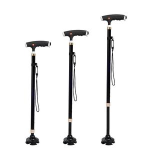 Confortável <span class=keywords><strong>LED</strong></span> <span class=keywords><strong>Light</strong></span> Folding <span class=keywords><strong>Walking</strong></span> <span class=keywords><strong>Cane</strong></span> para uso idoso - Product Image 5