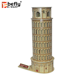 Modellini 3D di Edifici Famosi Mondiali, <span class=keywords><strong>Puzzle</strong></span> di Carta Fai-da-Te, Vendita all'Ingrosso - Product Image 6