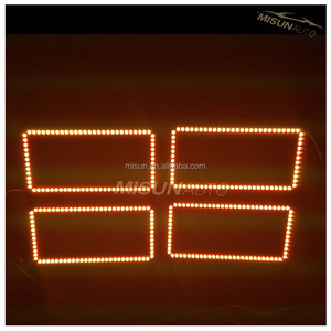 Dc12v rojo verde azul rgb colorshift led angel eye car luz de niebla de la linterna de luz - Product Image 2