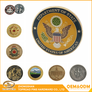 Niedriger Preis Top-qualität Benutzerdefinierte Metall-<span class=keywords><strong>m</strong></span>ünze Emaille Ente Cartoon Customized Geocoins - Product Image 1