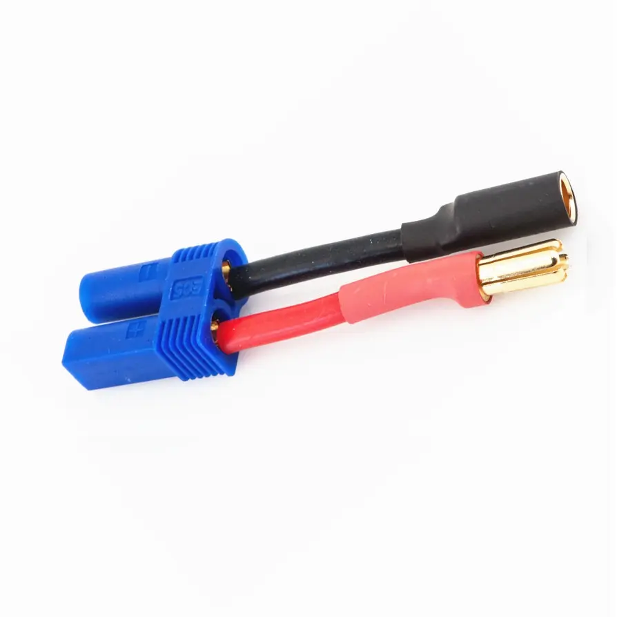 RC Lipo Battery EC5 Male Female Connector With 12AWG Silicone Cable
