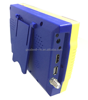 Nuevo Modelo de 4,3 pulgadas buscador medidor de satélite Digital con DISEqC1.2... USALS satélite ventana de búsqueda USB y actualización de Software