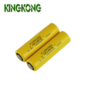 KingKong良質<span class=keywords><strong>cr14505</strong></span> 1500mAh 1800mAh 3.0V AA <span class=keywords><strong>3V</strong></span>充電式リチウムLiMnO2バッテリー