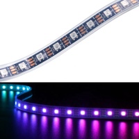 Tira de Luces LED Inteligente Programable Hanron DMX 5050, 300 LED, Píxeles RGB Digitales Direccionables WS2812B SK6812, Cortable, Regulable por Wi-Fi, IP33