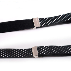 Vente en gros de <span class=keywords><strong>porte</strong></span>-jarretelles pour enfant avec nœud papillon imprimé en noir <span class=keywords><strong>à</strong></span> 3 pinces - Product Image 5