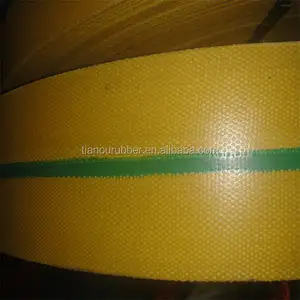 Yellow Transmission Flat Canvas Belt