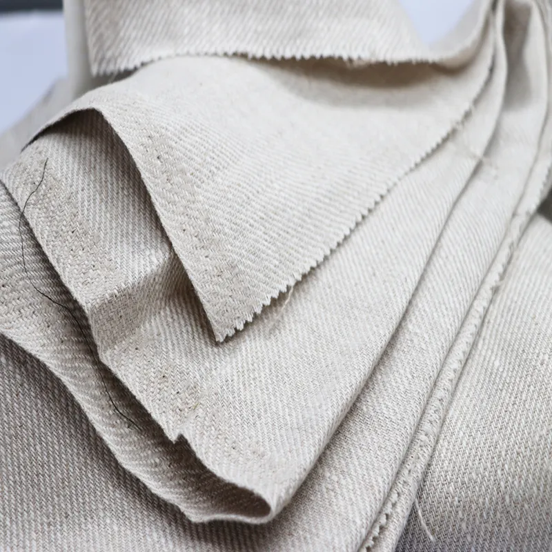 L-6002 Online manufacturer woven summer tela lino shirting eco friendly 200gsm heavy flax pure 100% linen fabric