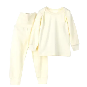 Ensemble de pyjama pour bébé fille, 100% coton, deux pièces, écologique