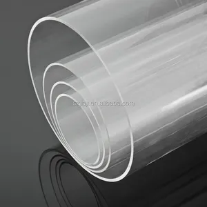 Cilindro transparente barato plástico transparente telescópico tubo