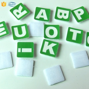 Huruf Alfabet Dekoratif Kustom dengan Perekat <span class=keywords><strong>Hook</strong></span> and <span class=keywords><strong>Loop</strong></span> - Product Image 3