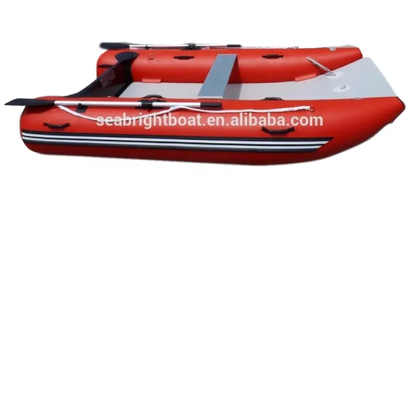 Chứng Nhận CE Made-In-China Catamaran Một Người Inflatable Mèo Pontoon Thuyền Để Bán