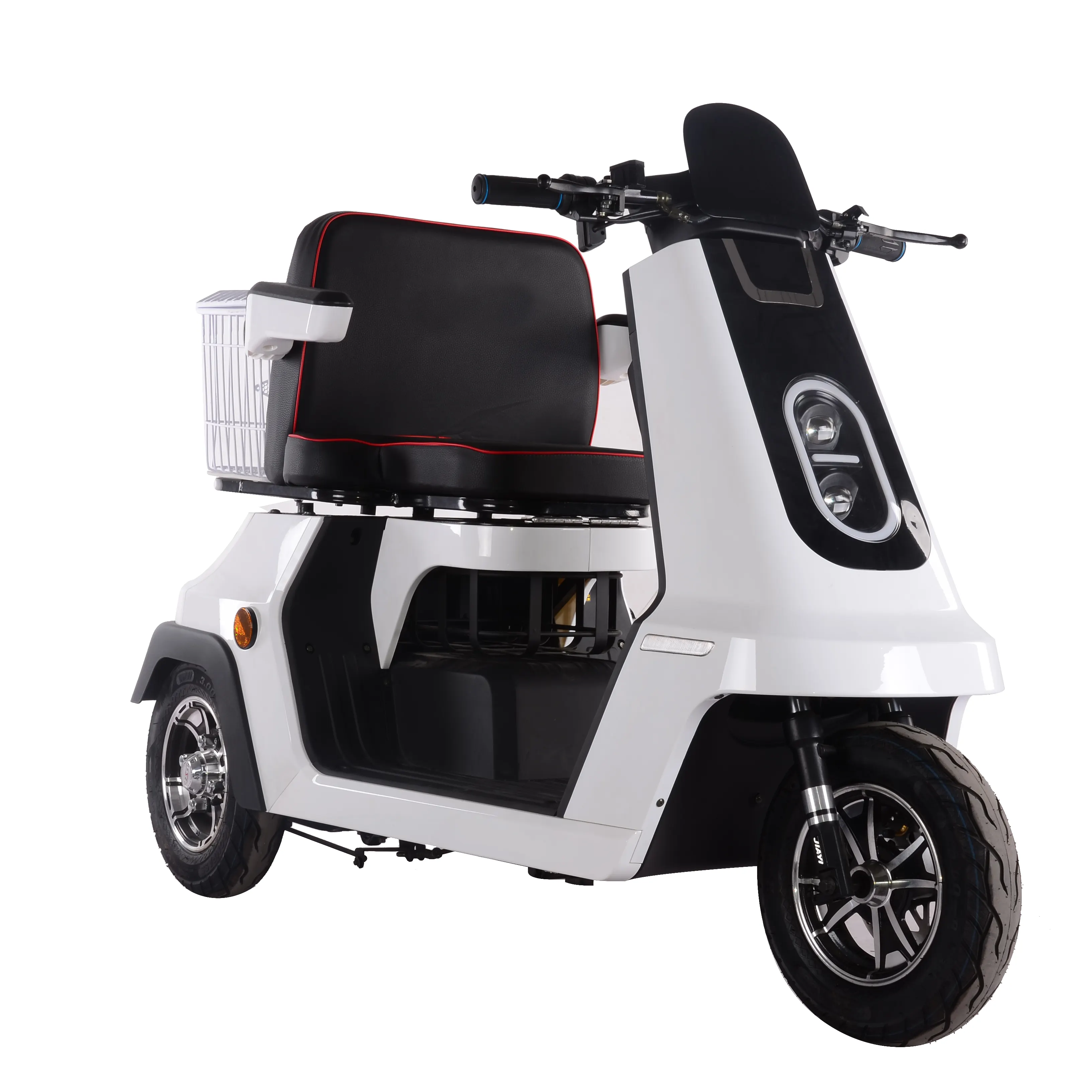 Tricycle motorisé en aluminium pour adultes, avec pneus larges, pour banderole