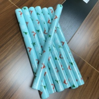 Rouleau de papier d'emballage personnalisé, 5 rouleaux, pour cadeaux de noël