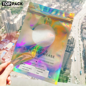 Sacs à fermeture éclair holographiques laminés imprimés en gravure personnalisés, étanches, de qualité alimentaire pour l'emballage de sel de bain, de gommage corporel, de masque - Product Image 5