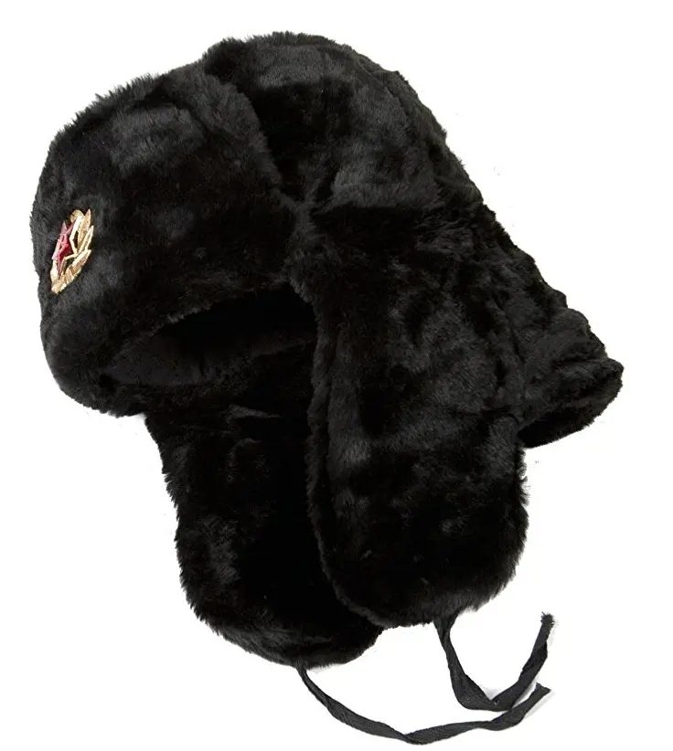 Winter Warme Bont Kozak Ushanka Met Oorkleppen