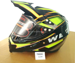 Dirt bike motocicleta motocross casco de la moto ABS CE/dot venta entera fabricación - Product Image 1