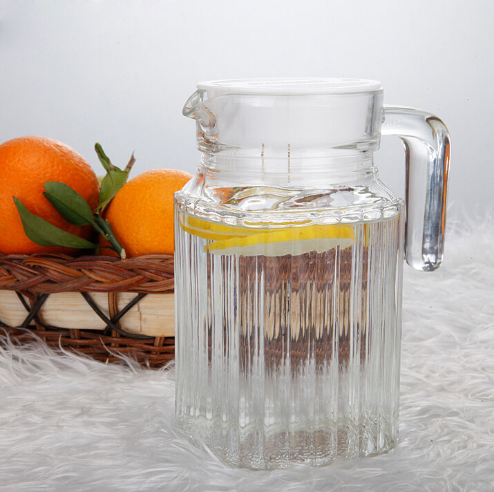 Stripes Decorates Juice Glass Mug Water Glass Jug