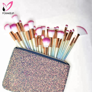 24 pcs Top <span class=keywords><strong>Pas</strong></span> <span class=keywords><strong>Cher</strong></span> brosse pour le <span class=keywords><strong>Maquillage</strong></span> avec Glitter sac <span class=keywords><strong>Meilleur</strong></span> <span class=keywords><strong>maquillage</strong></span> Pinceaux - Product Image 3