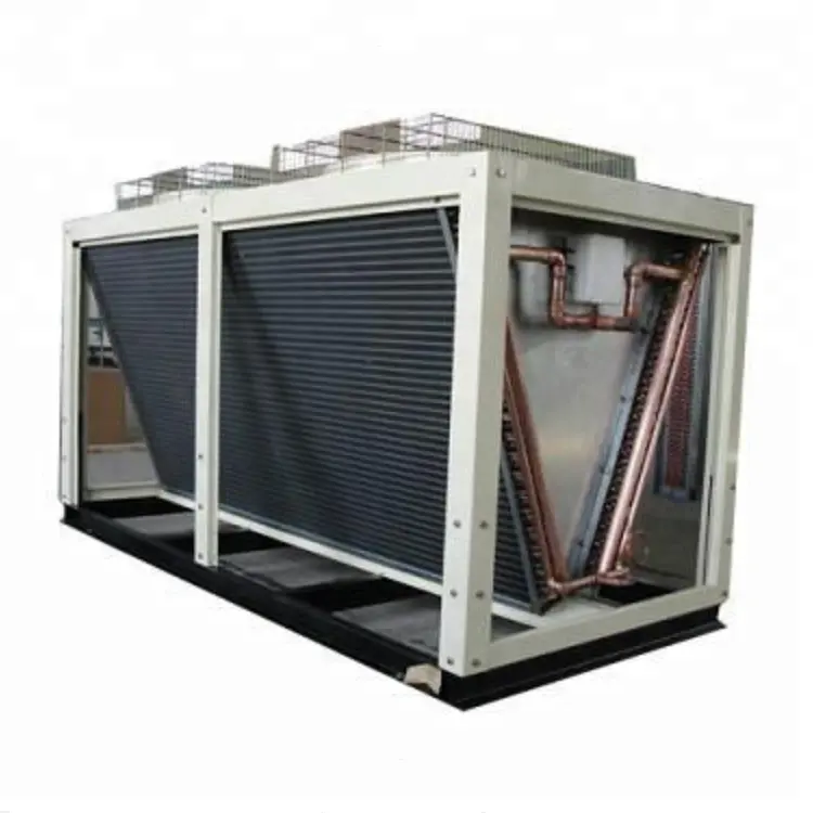 Venda quente sala de armazenamento frio da refrigeração unidade condensadora fnv forma v ar condensador de ar resfriado preço