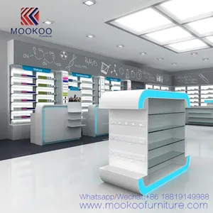 High End Farmacia Shop Display Design Island Display For Drugstore